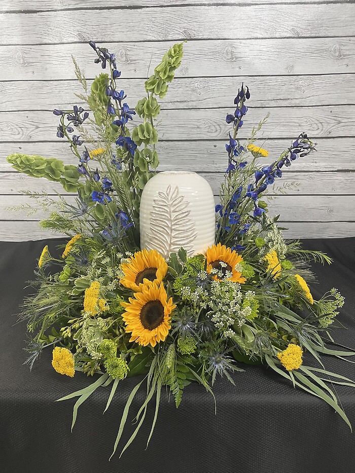 Sunflower Urn Piece